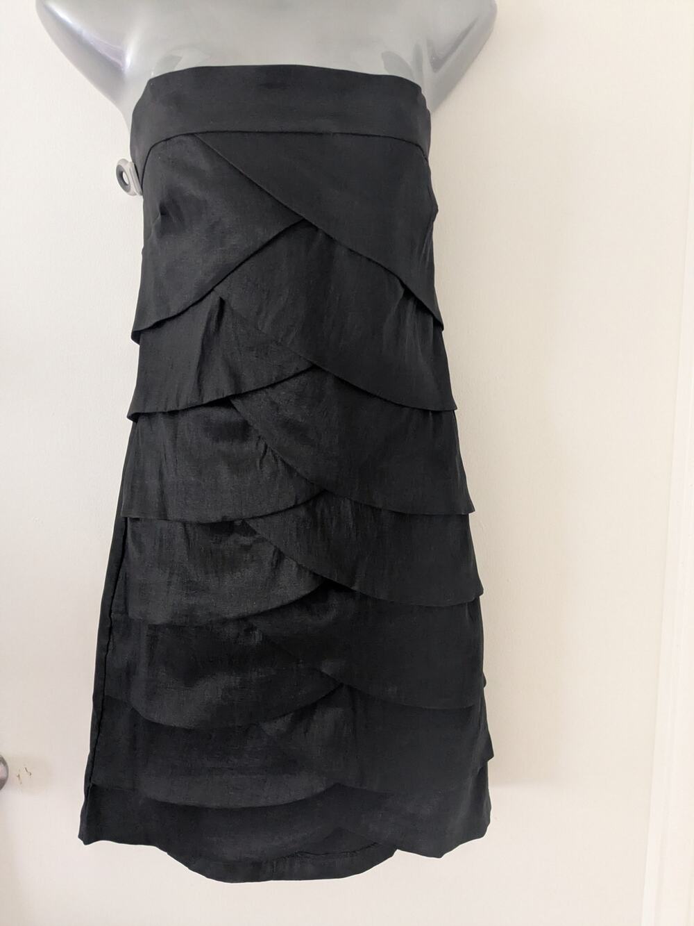 Snap Brand Sz L Sleeveless Black Cocktail Dress
